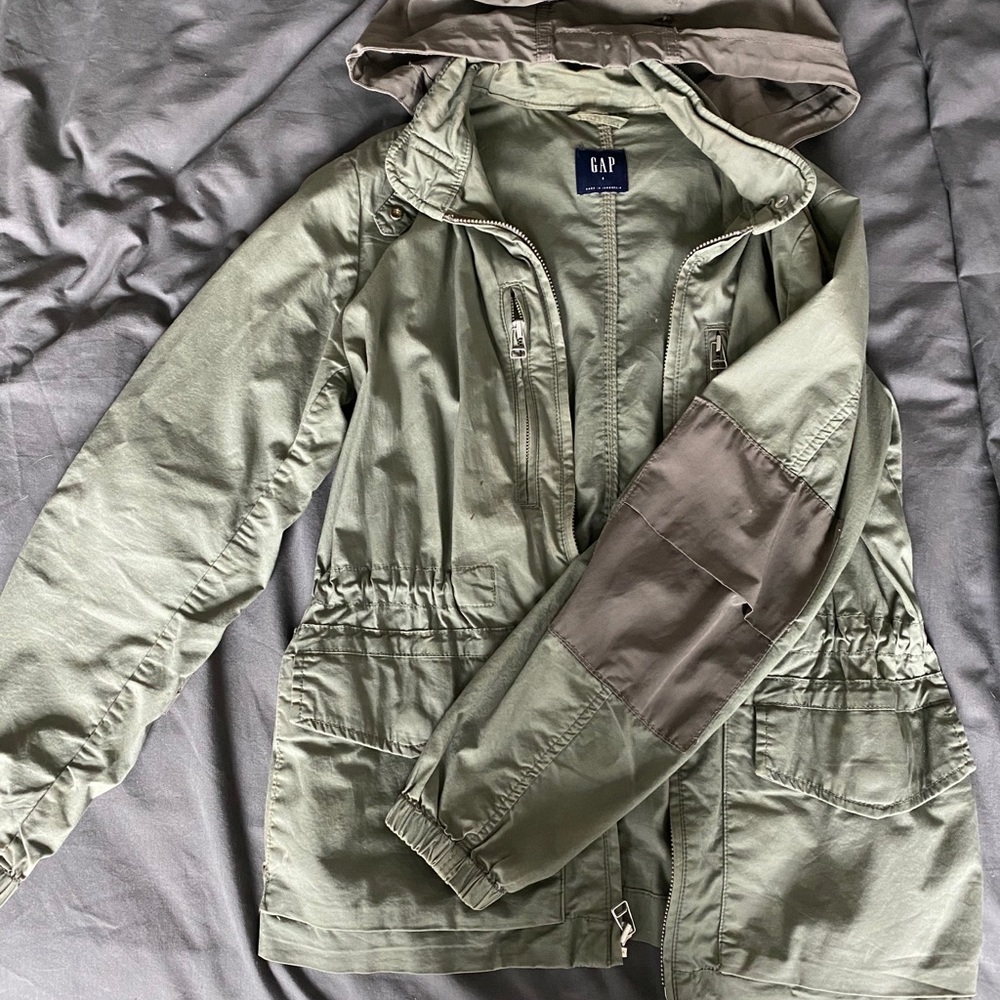 Gap Army Green Utility Jacket - image 1